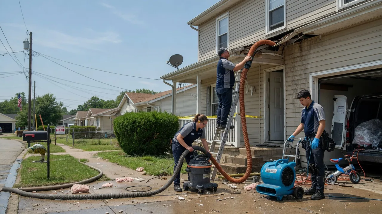 Water Damage Restoration in Bellflower, IL near me